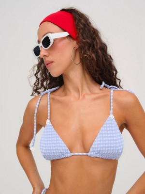 Blue For Love & Lemons Bay Bikini Top | US-CYHG53810