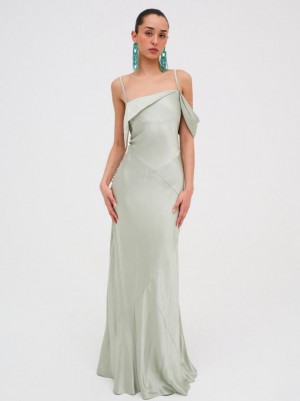 Green For Love & Lemons Jewel Maxi Dress | US-YAGO57869