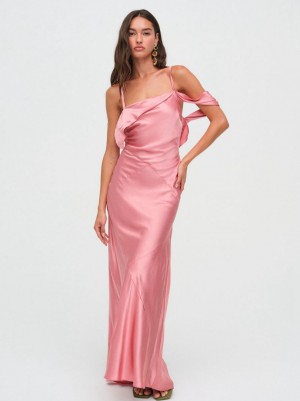 Pink For Love & Lemons Jewel Maxi Dress | US-TWIE23507