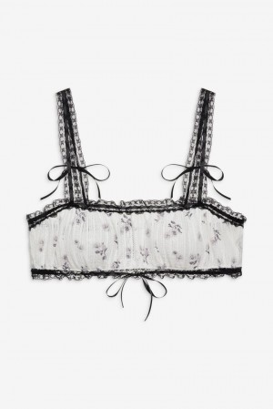 White For Love & Lemons Fawn Bralette | US-ANIG10873