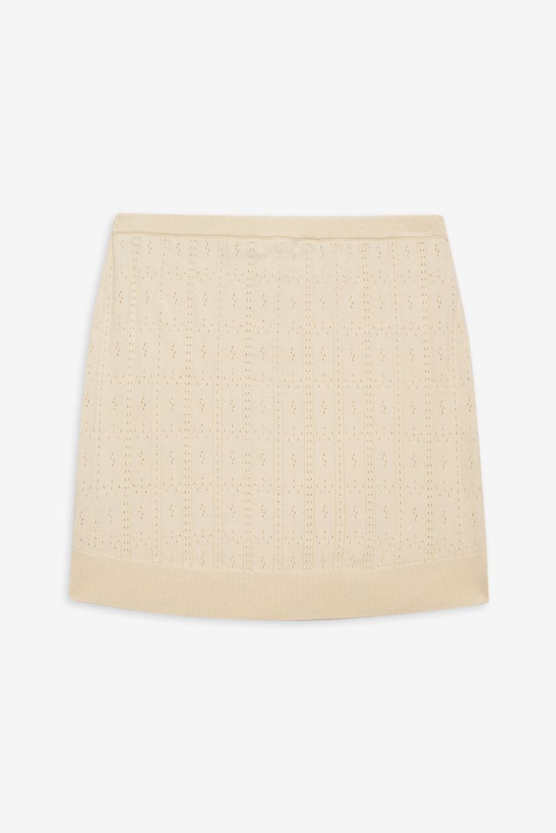 Beige For Love & Lemons Daniela Knit Mini Skirt | US-HSGQ82497