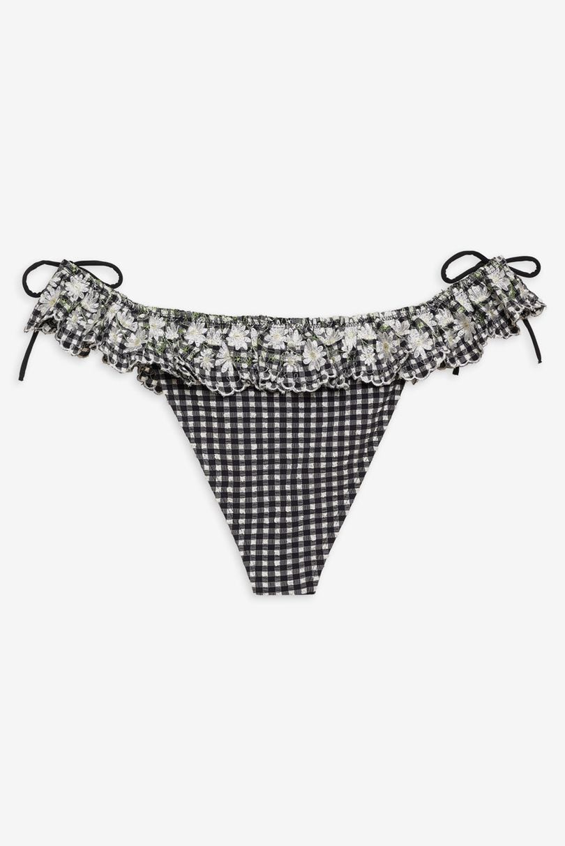 Black For Love & Lemons Daisy Lane Bikini Bottom | US-EQWP74261