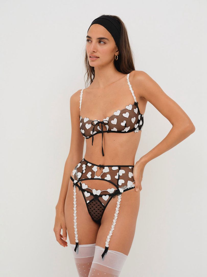 Black For Love & Lemons Mia Thong | US-UZCV42158