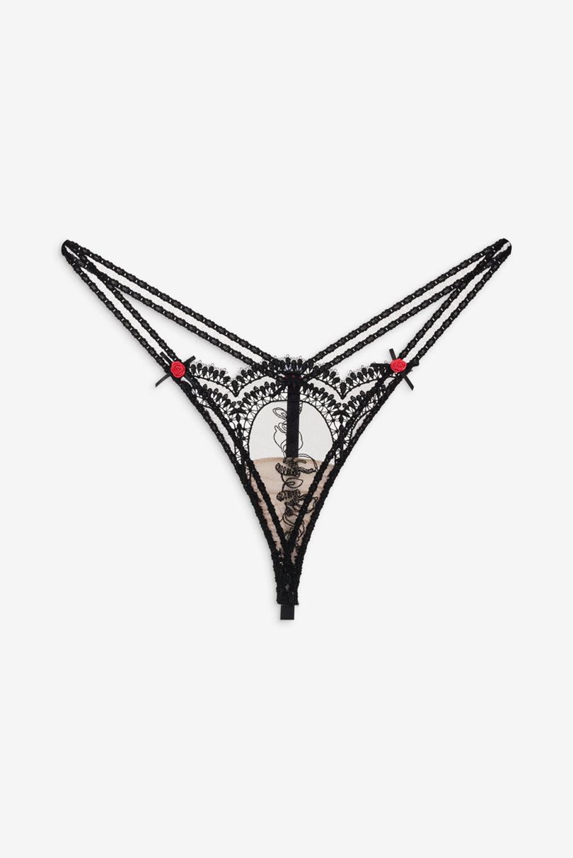 Black For Love & Lemons Roxanne Thong | US-OSAY71685