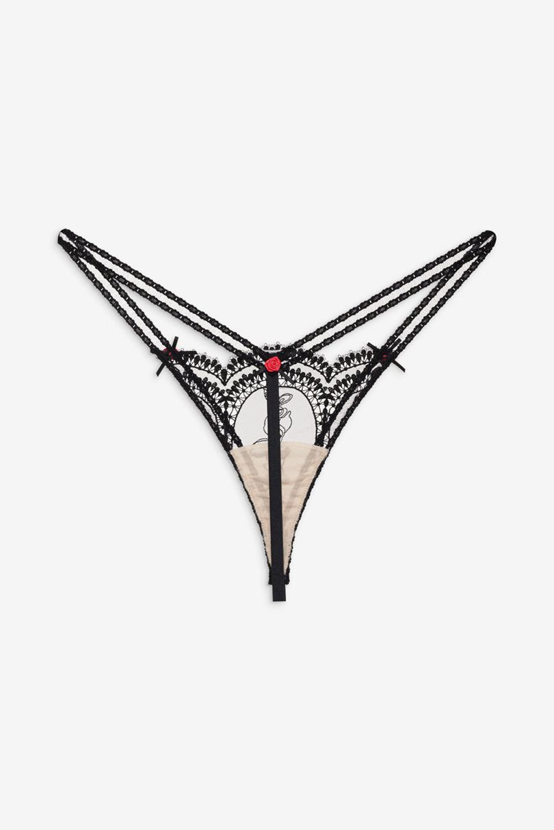 Black For Love & Lemons Roxanne Thong | US-OSAY71685