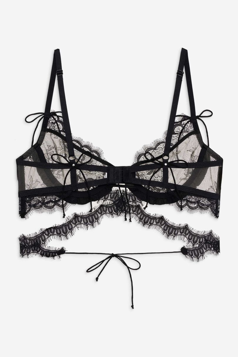 Black For Love & Lemons Sonja Underwire Bra | US-AEDR37049