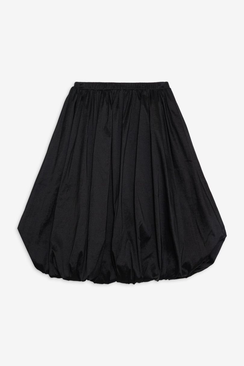 Black For Love & Lemons Waverley Midi Skirt | US-KAWH47961