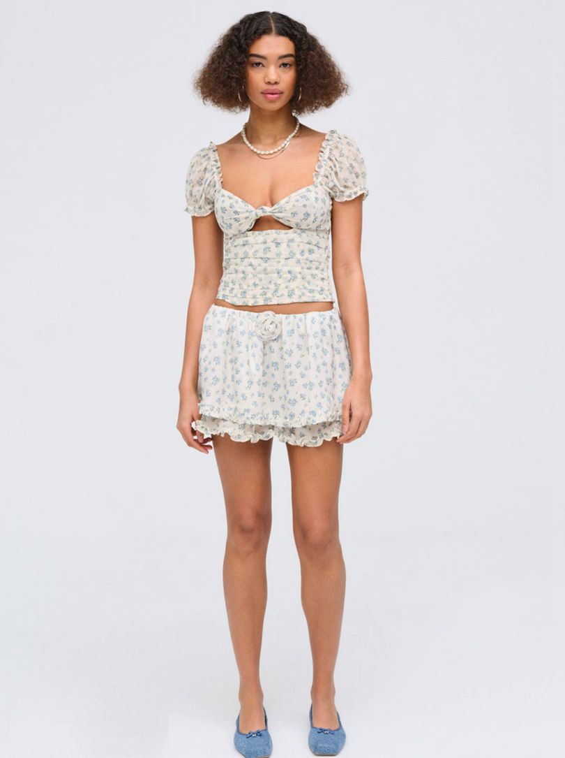 Blue For Love & Lemons Chateau Top | US-NYIL79854