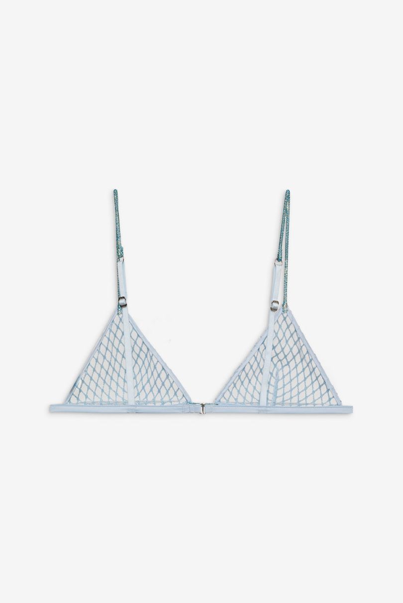 Blue For Love & Lemons Glitter Bralette | US-GHMA98254