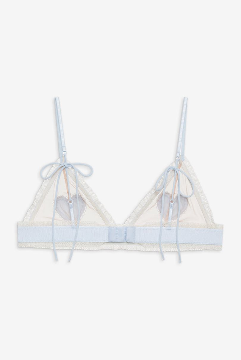 Blue For Love & Lemons Heart Applique Bralette | US-FXGR80947