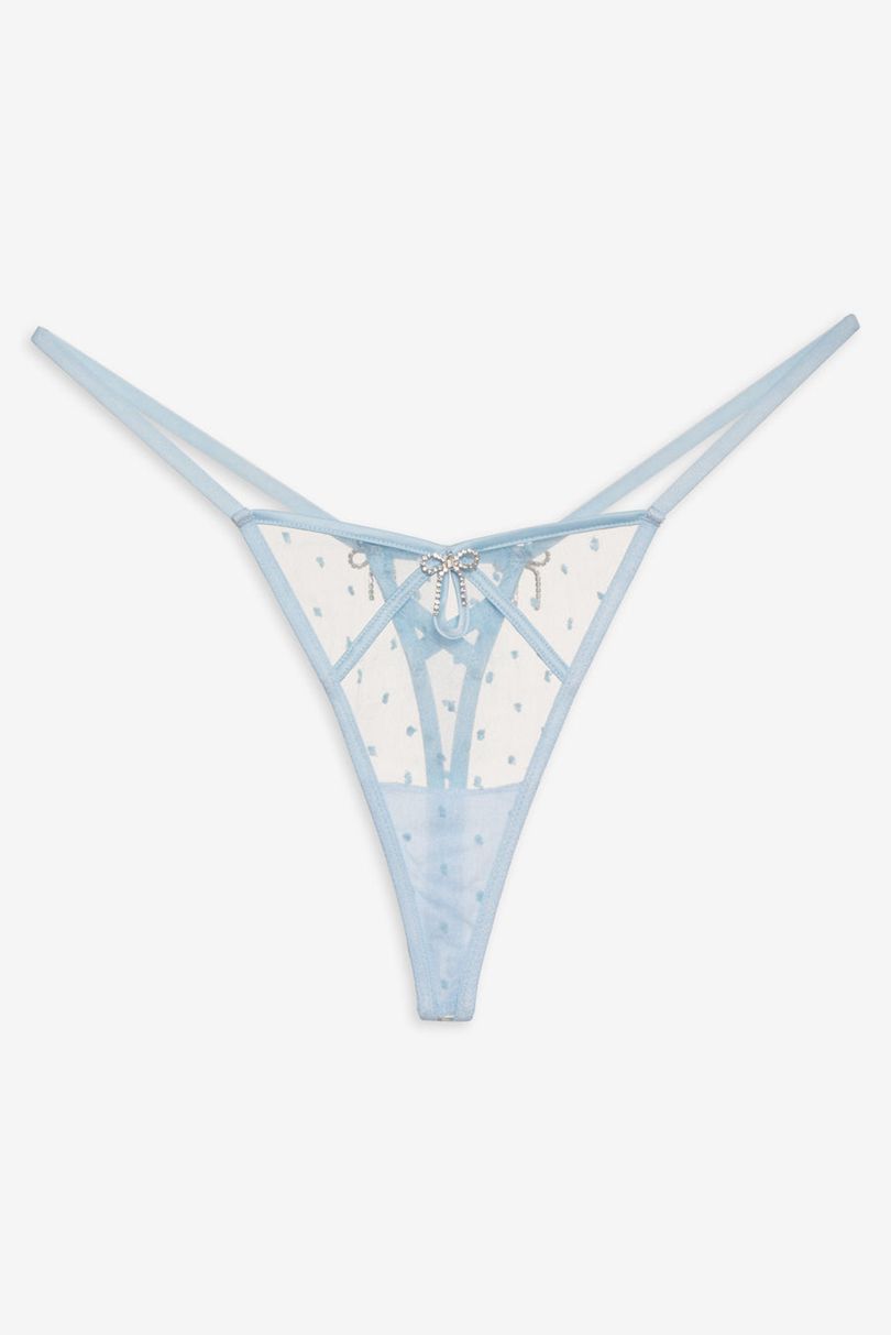 Blue For Love & Lemons Izzy Thong | US-TLVP57493