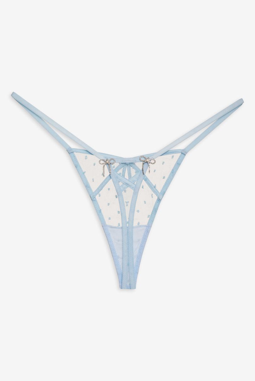 Blue For Love & Lemons Izzy Thong | US-TLVP57493