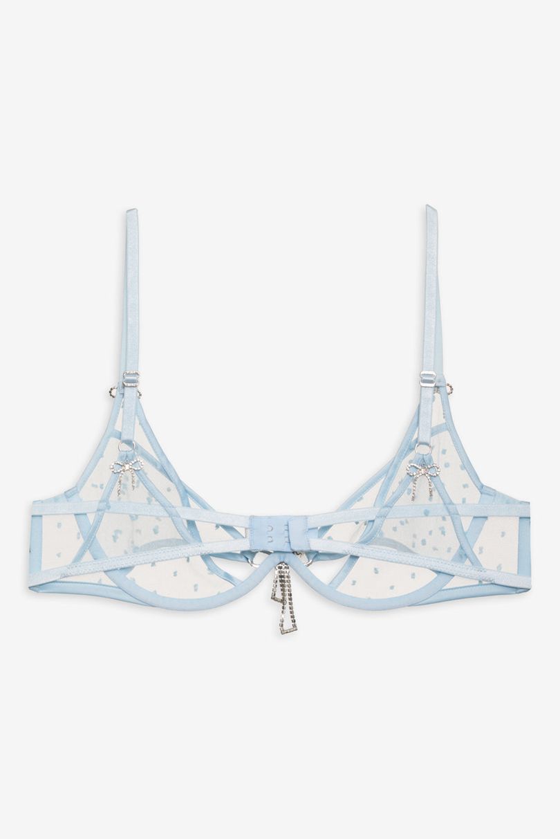 Blue For Love & Lemons Izzy Underwire Bra | US-TDYO71059