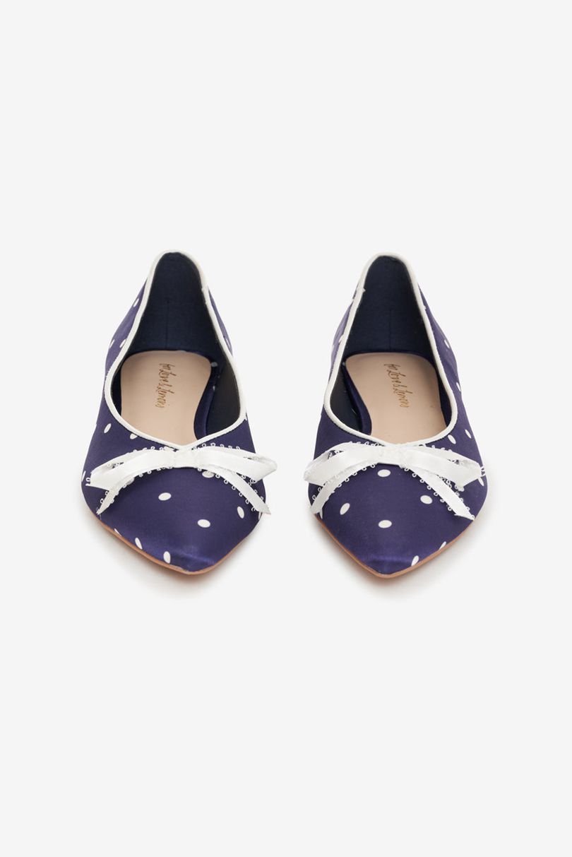 Blue For Love & Lemons Lena Heeled Flats | US-RNEY94715