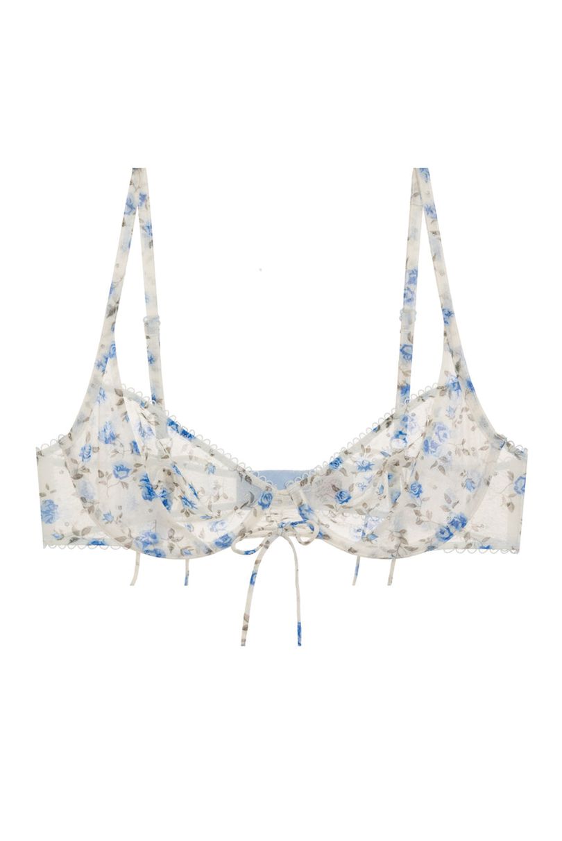 Blue For Love & Lemons Lottie Underwire Bra | US-SNOK32741