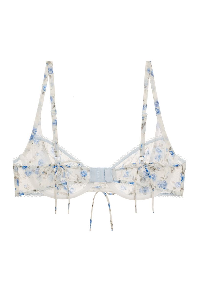 Blue For Love & Lemons Lottie Underwire Bra | US-SNOK32741