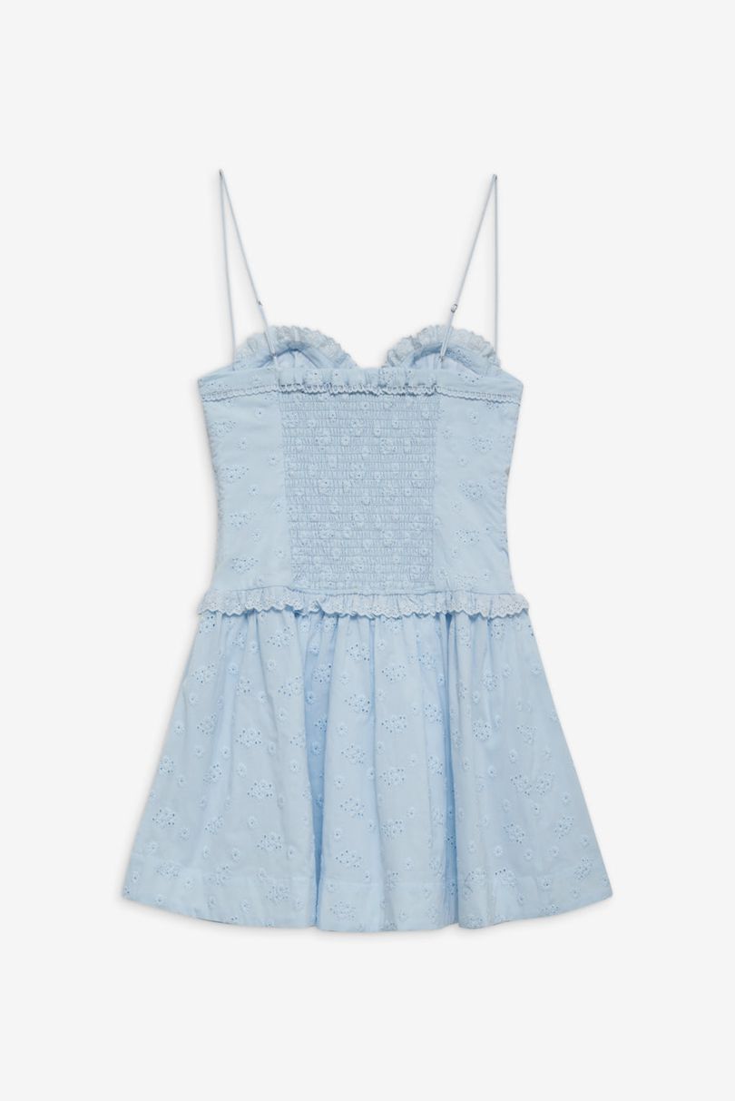 Blue For Love & Lemons Marlowe Mini Dress | US-PEXR2984