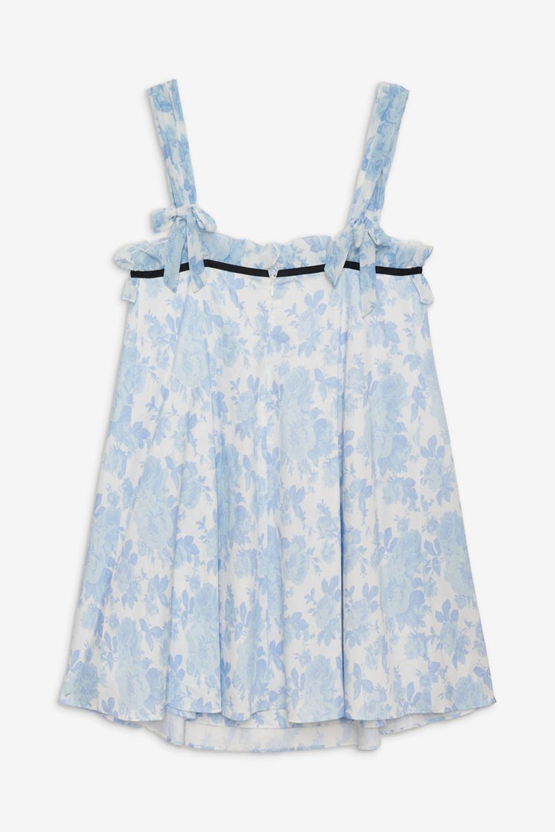 Blue For Love & Lemons Oliver Mini Dress | US-AODK85962