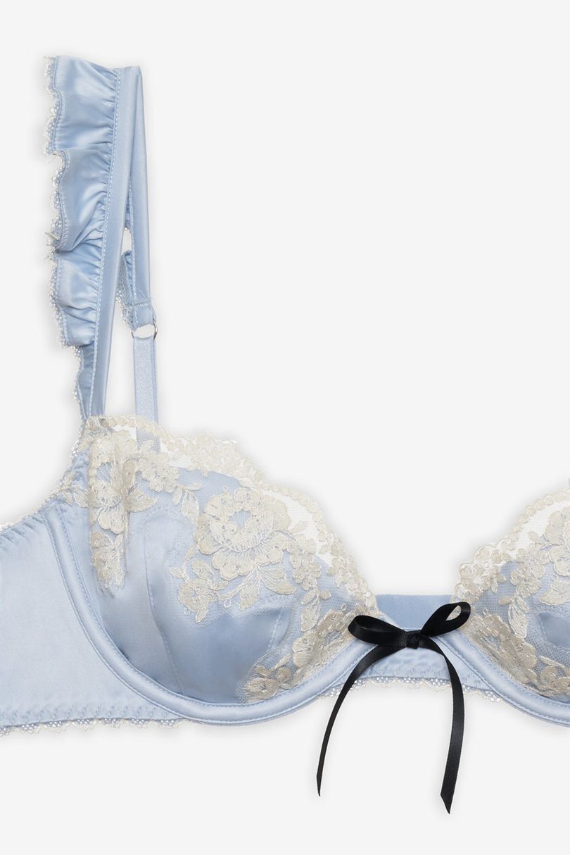 Blue For Love & Lemons Sweetheart Underwire Bra | US-YUSH24905