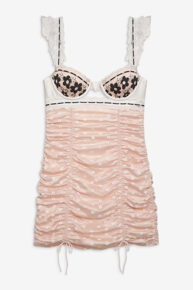 Neutral For Love & Lemons Elizabeth Slip Dress | US-UGBS2813