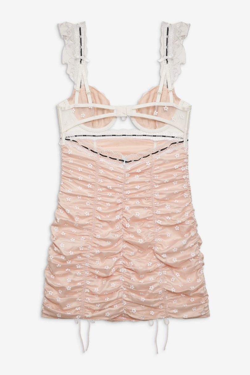 Neutral For Love & Lemons Elizabeth Slip Dress | US-UGBS2813