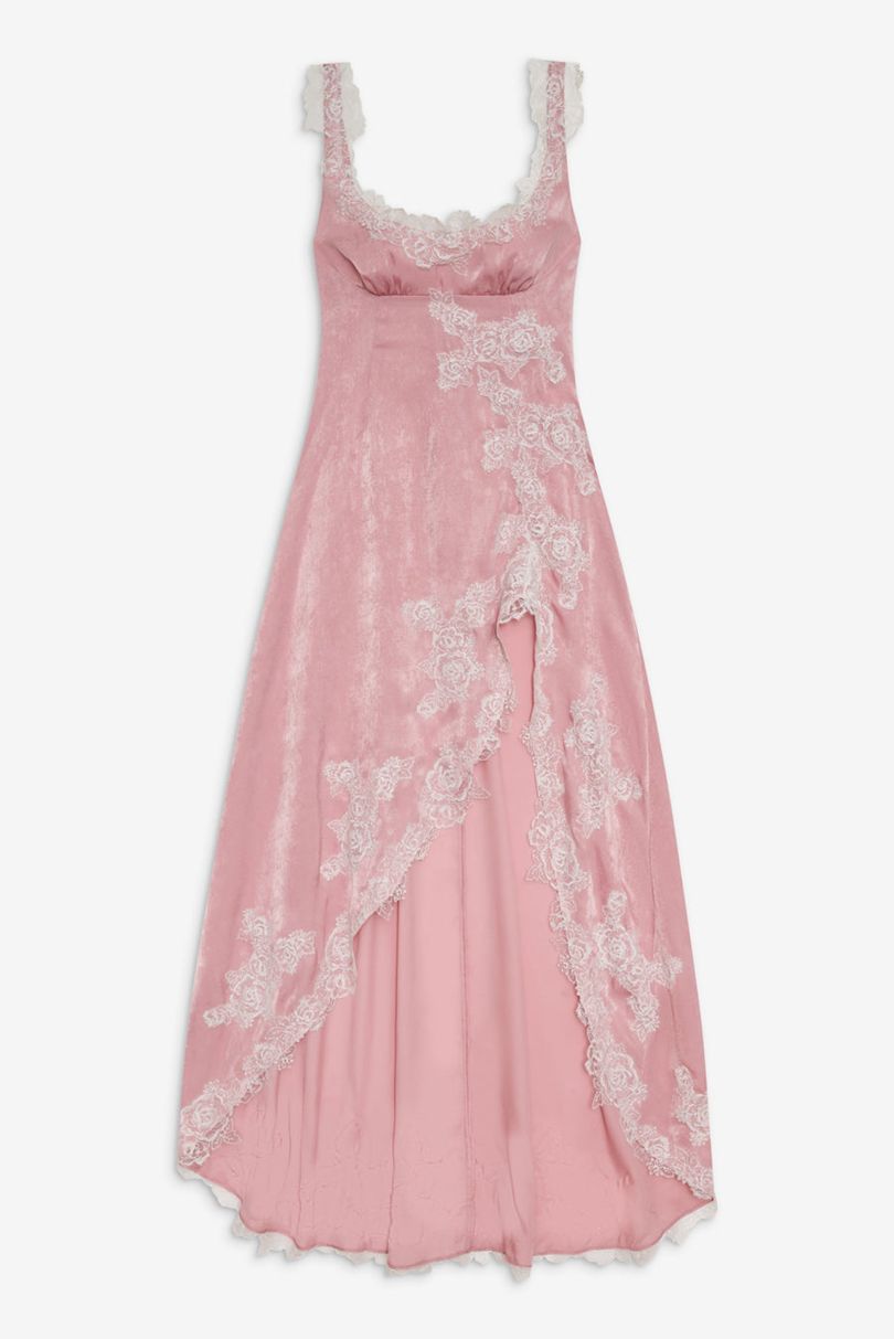 Pink For Love & Lemons Clemence Maxi Dress | US-QKUP82405