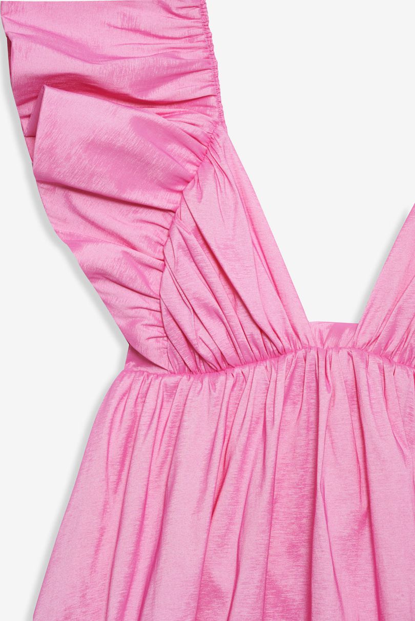 Pink For Love & Lemons Clementine Mini Dress | US-XHUF30974