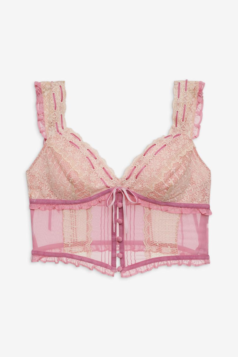 Pink For Love & Lemons Dauphine Bustier | US-XNTF30694