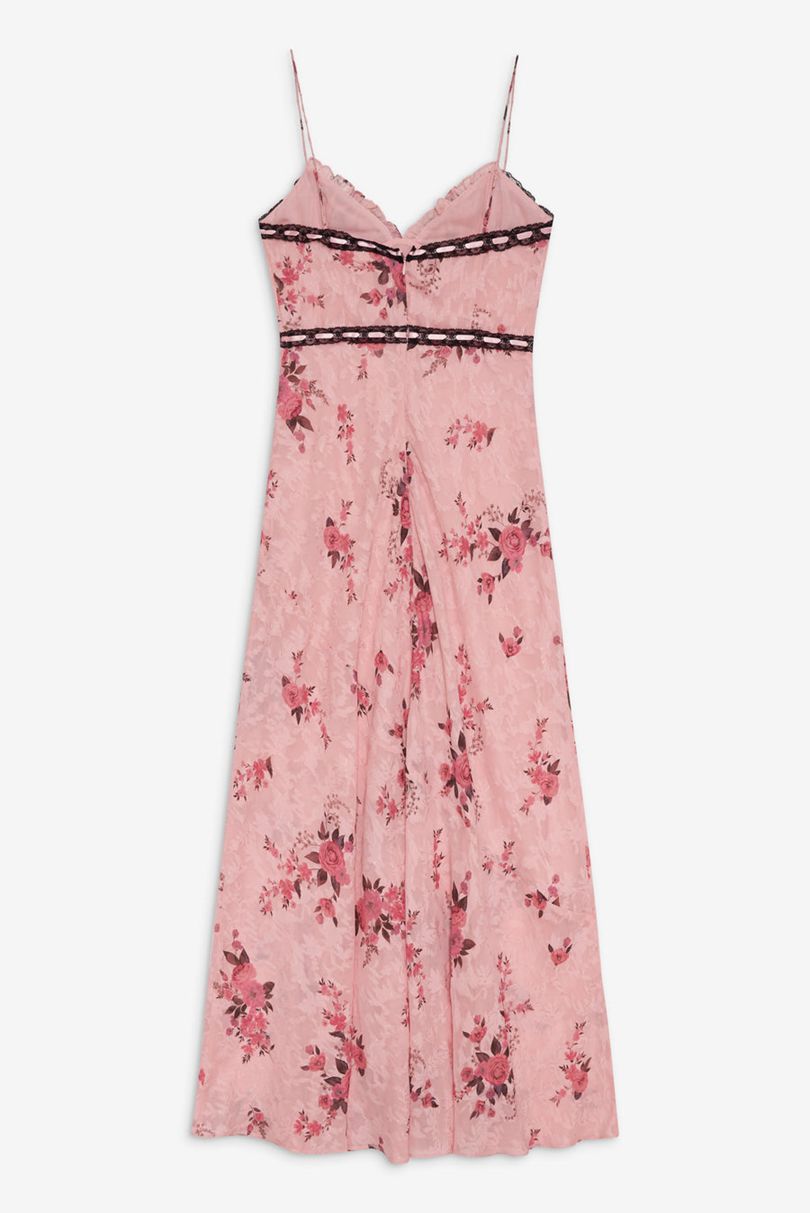 Pink For Love & Lemons Guinevere Maxi Dress | US-VDXN92583