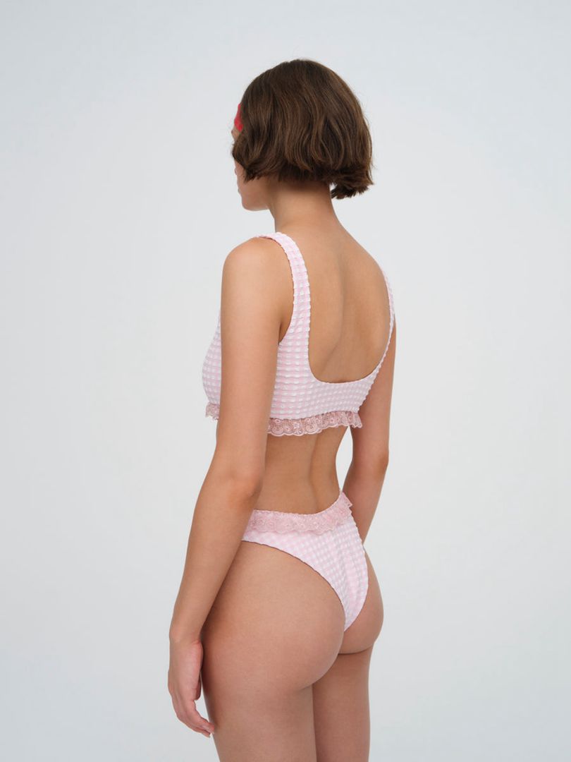 Pink For Love & Lemons Haiden Bikini Bottom | US-IGYZ1597