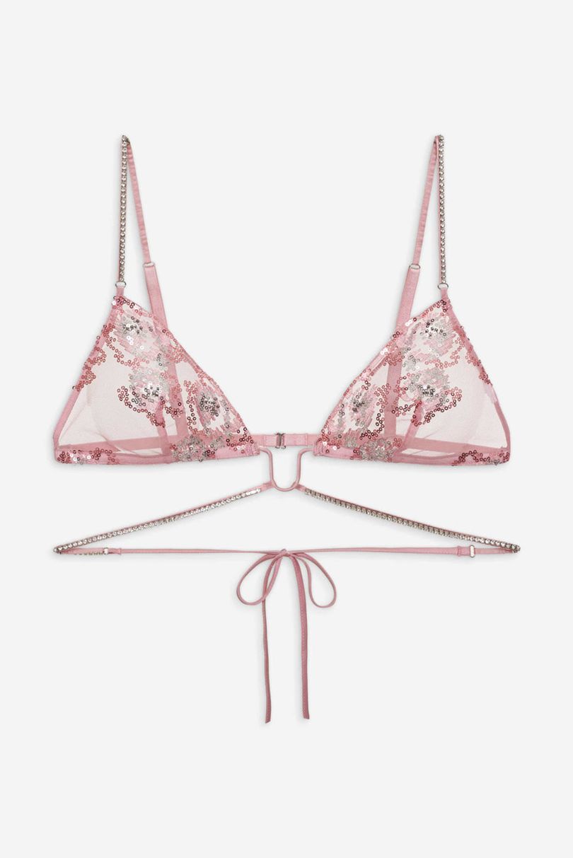 Pink For Love & Lemons Kristi Bralette | US-XNQW57390