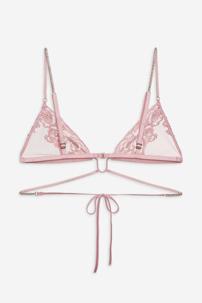 Pink For Love & Lemons Kristi Bralette | US-XNQW57390