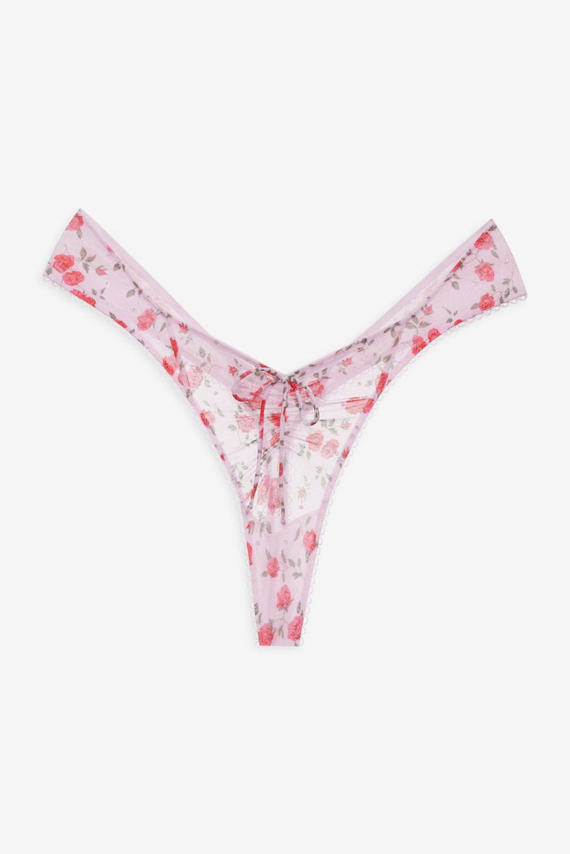 Pink For Love & Lemons Lottie Thong | US-HBUZ73465