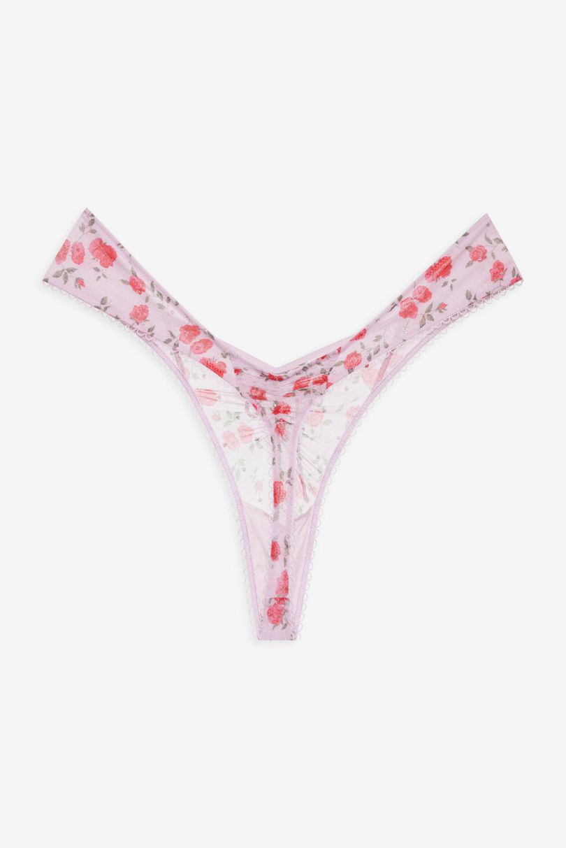 Pink For Love & Lemons Lottie Thong | US-HBUZ73465