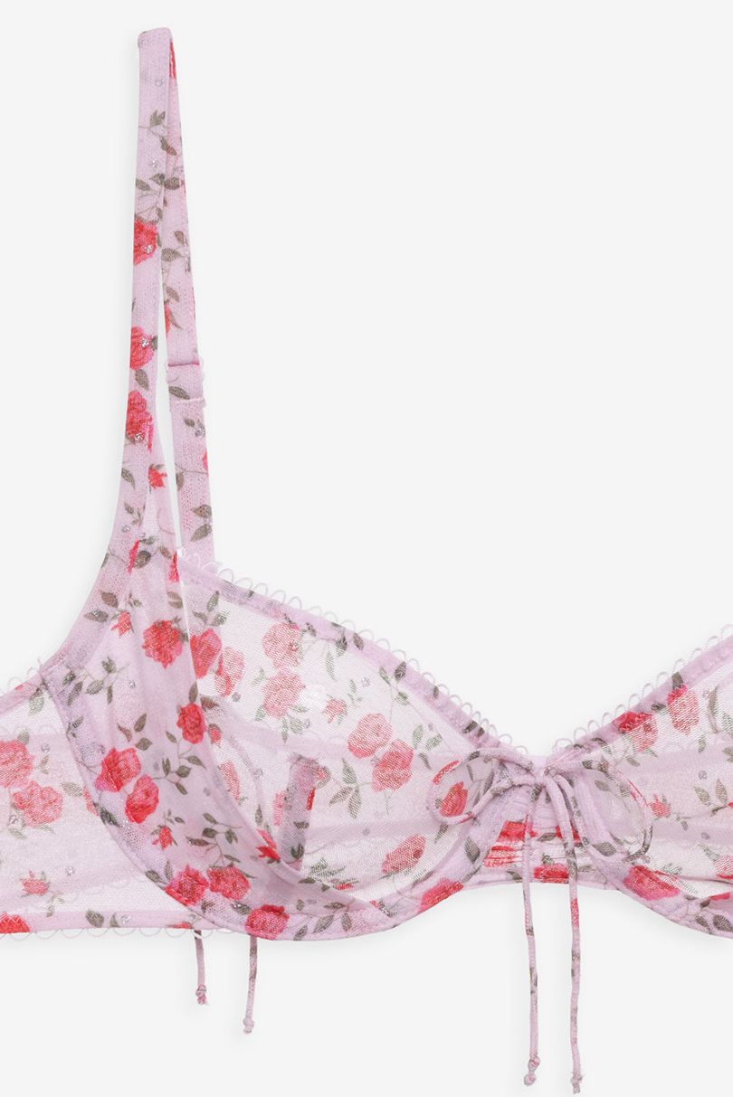 Pink For Love & Lemons Lottie Underwire Bra | US-EILQ81476