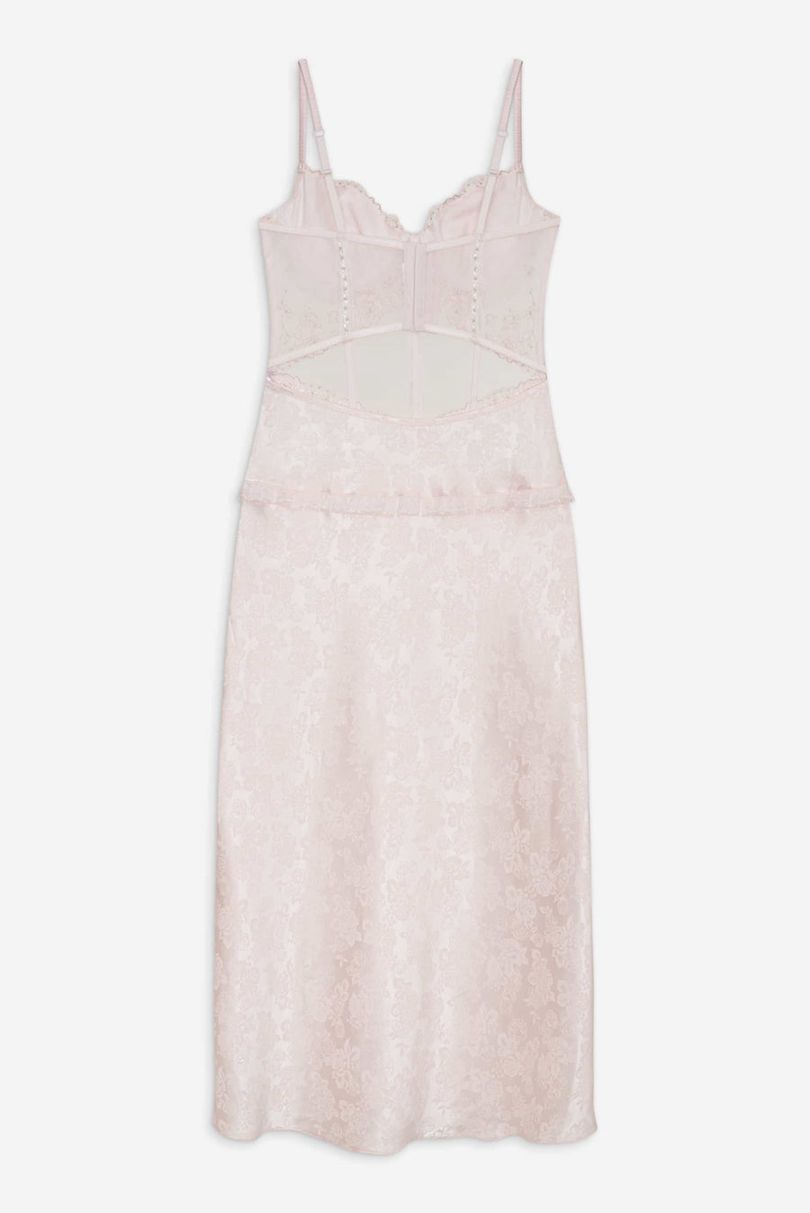 Pink For Love & Lemons Maribel Slip Dress | US-KBSR17892