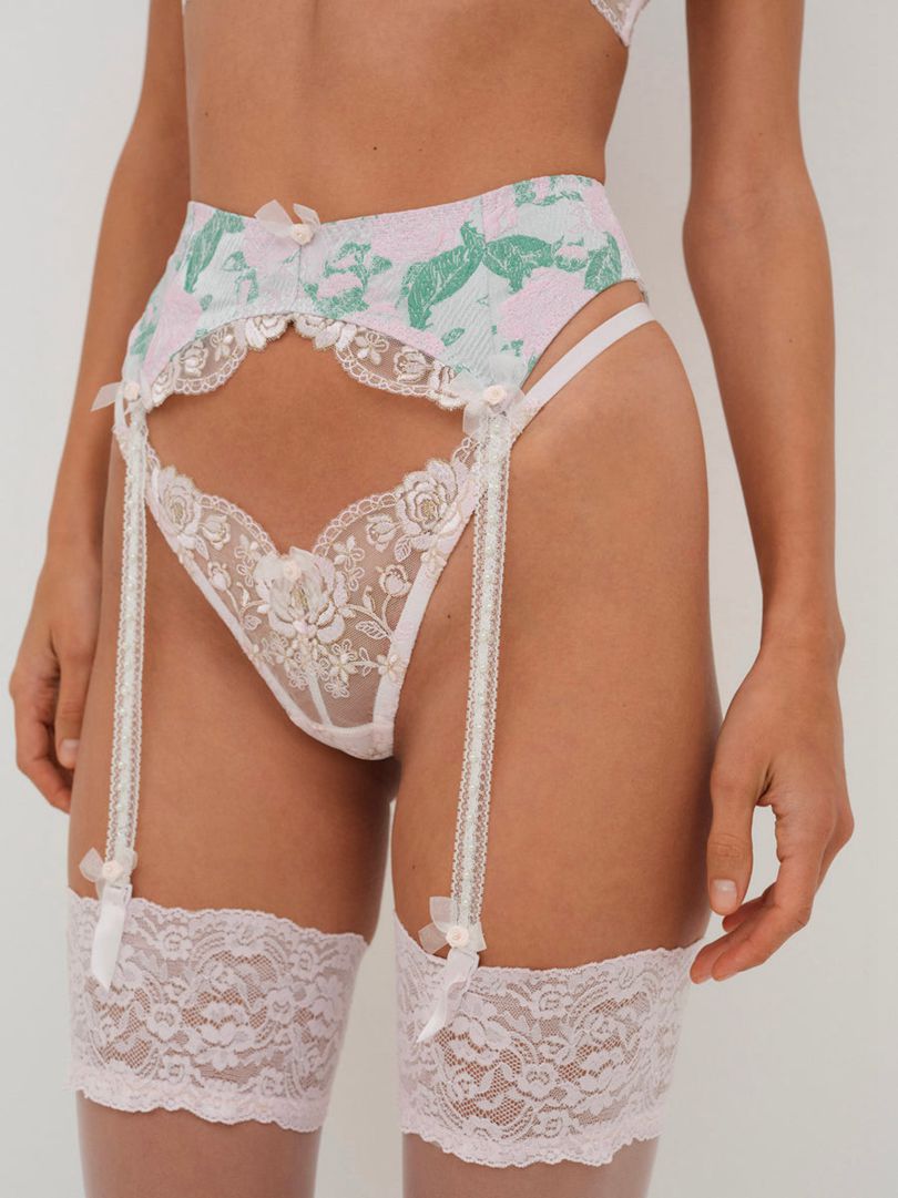 Pink For Love & Lemons Maribel Thong | US-VFIJ19830