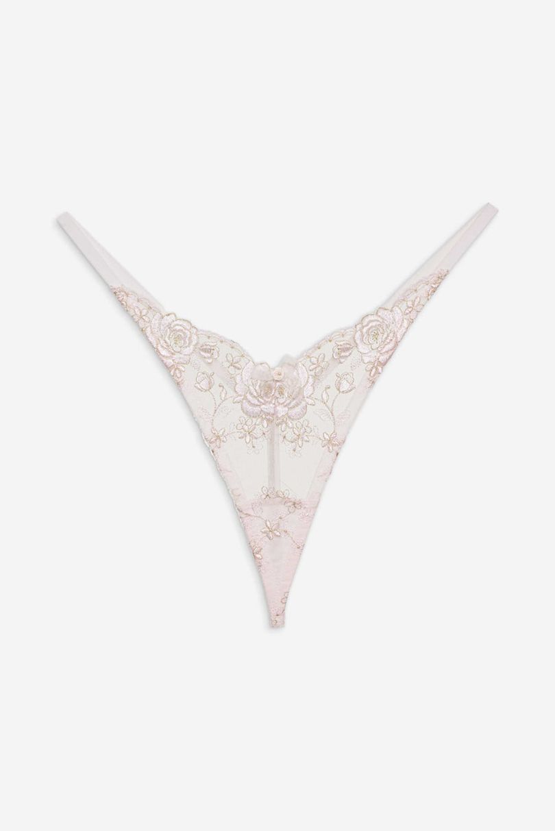 Pink For Love & Lemons Maribel Thong | US-VFIJ19830