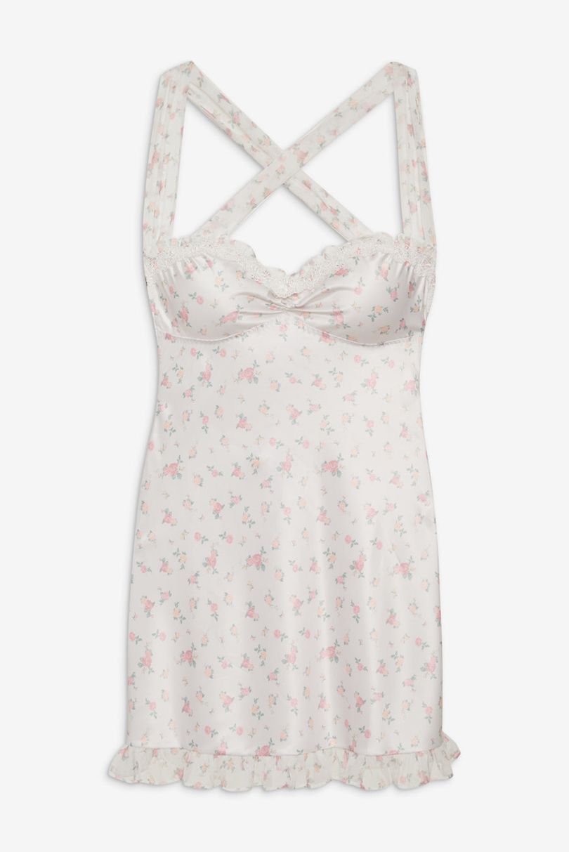 Pink For Love & Lemons Sabrina Slip Dress | US-GCOI40931