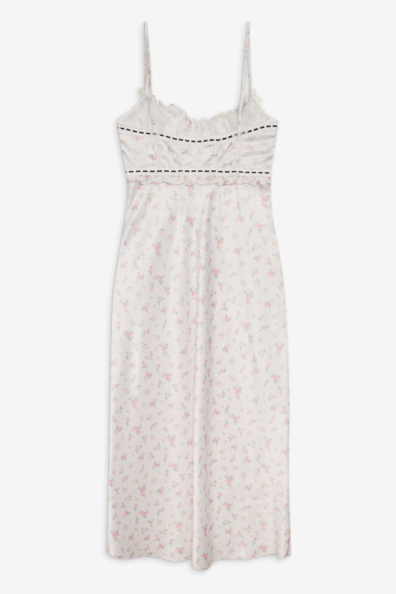 Pink For Love & Lemons Sabrina Slip Dress | US-ZMIU16934