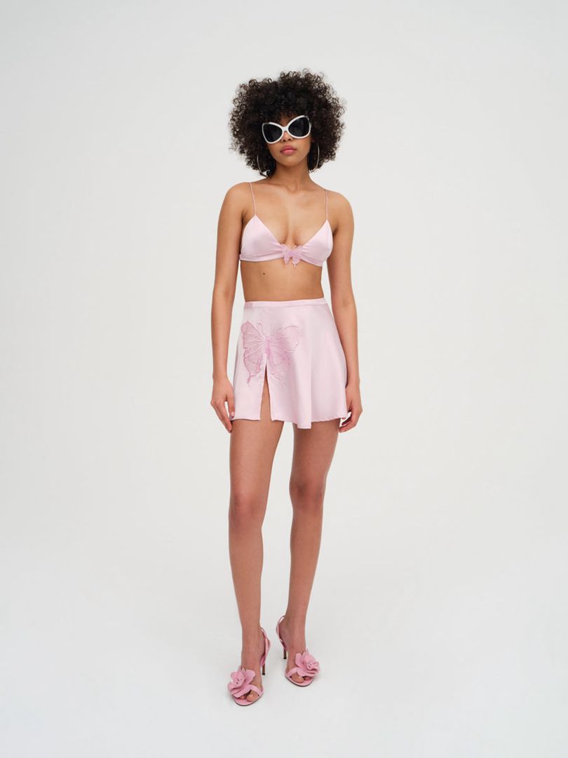 Pink For Love & Lemons Truette Bralette Top | US-ABRT89305