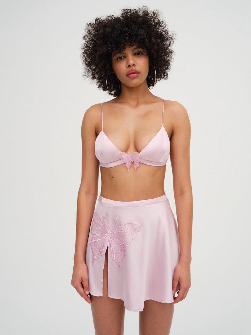 Pink For Love & Lemons Truette Bralette Top | US-ABRT89305