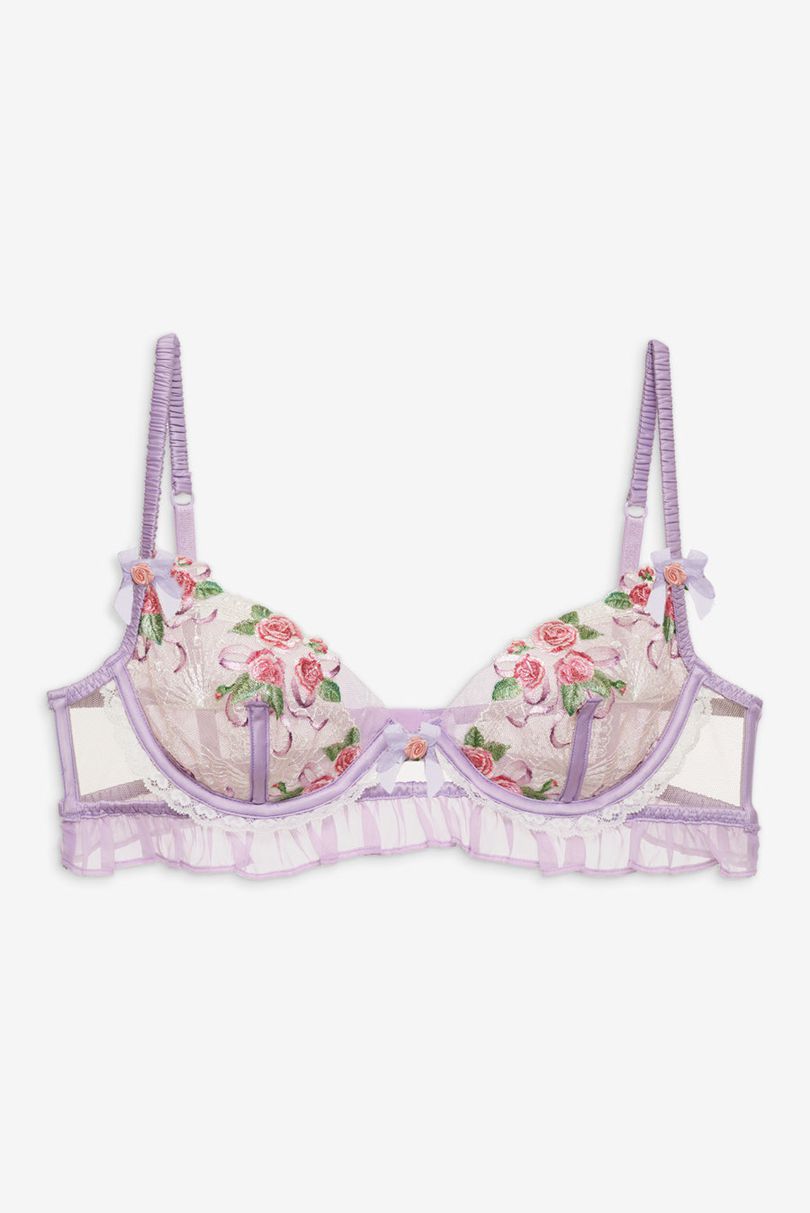 Purple For Love & Lemons Serenity Underwire Bra | US-AHWK59760