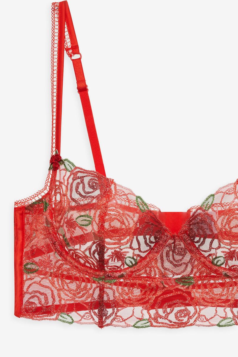 Red For Love & Lemons Gene Underwire Bra | US-JGNM91462