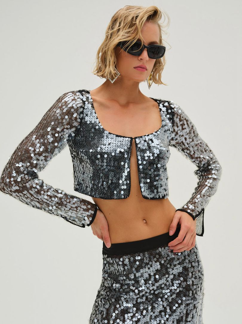 Silver For Love & Lemons Christelle Jacket | US-ZFLP91542