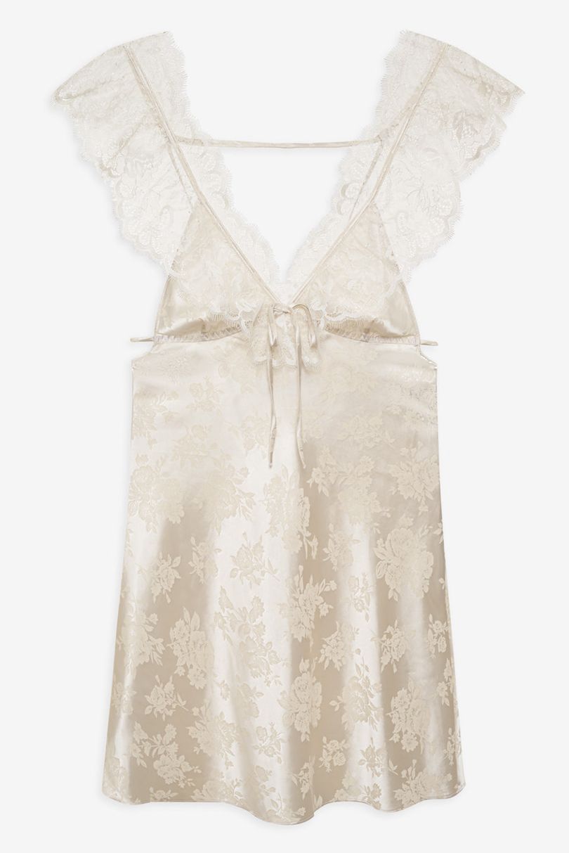 White For Love & Lemons Audrey Slip Dress | US-SMCX40123