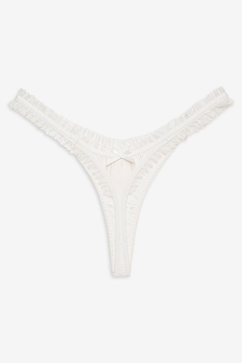 White For Love & Lemons Bachelorette Pack Thong | US-LHNB29085