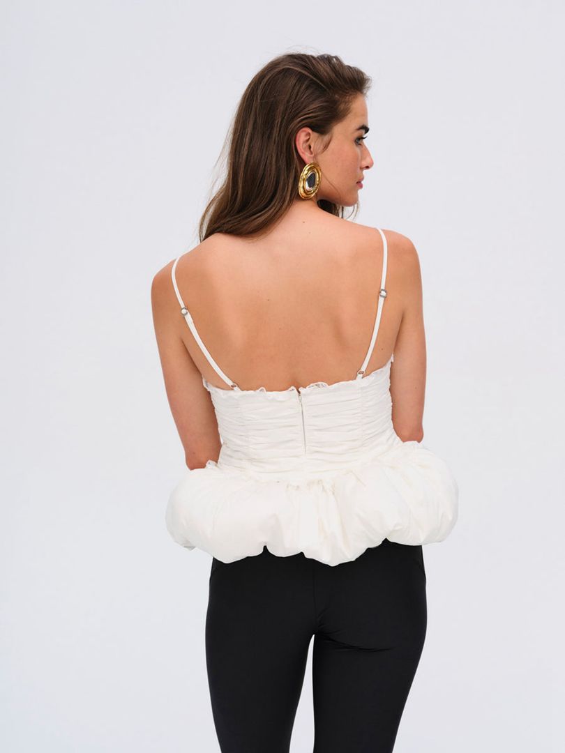 White For Love & Lemons Camdyn Top | US-UQGJ12368