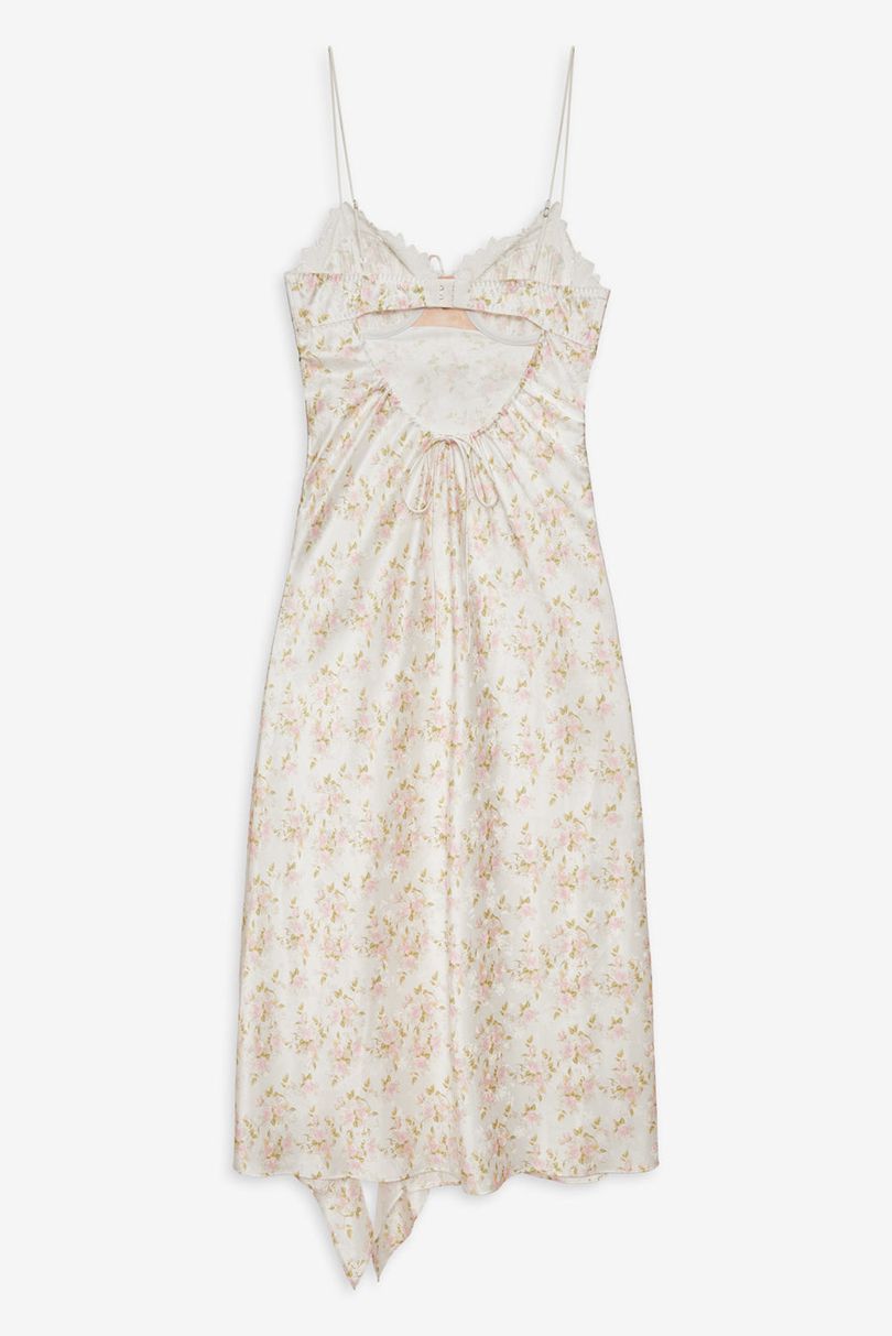 White For Love & Lemons Chania Midi Dress | US-YUKR74329