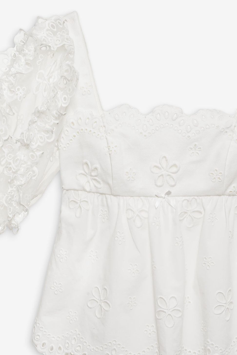 White For Love & Lemons Daisy Eyelet Top | US-APCH35981